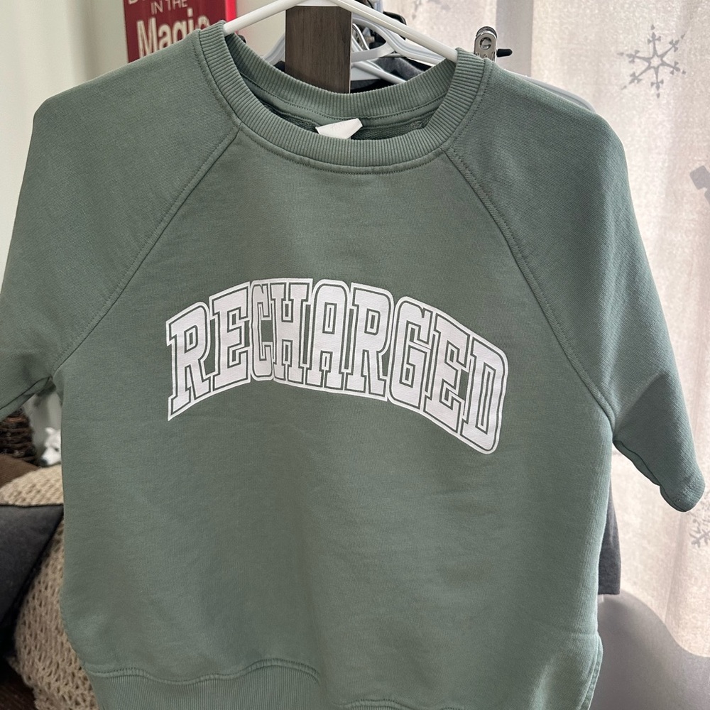H&M Sage Green Sweatshirt